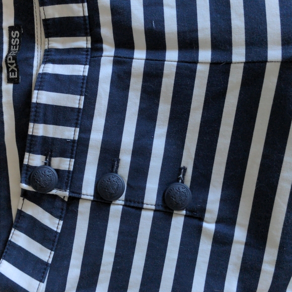 Women's Cropped striped pant - Picture 2 of 2